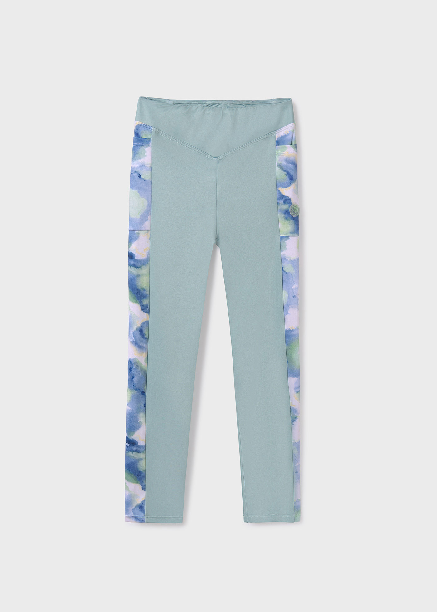 Leggings esportivas infantis na cor cobalto
