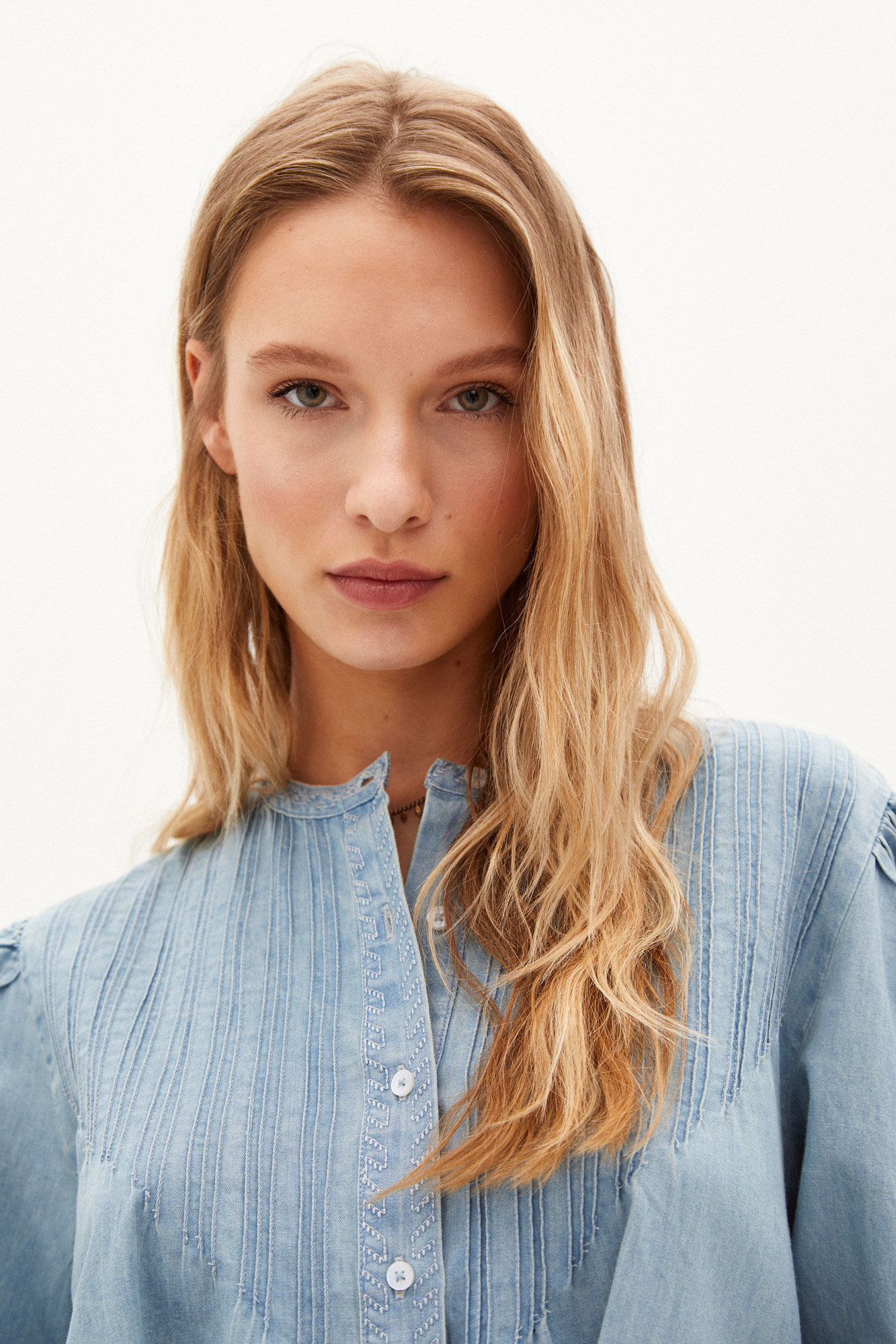 Camisa jeans Carlota - Azul
