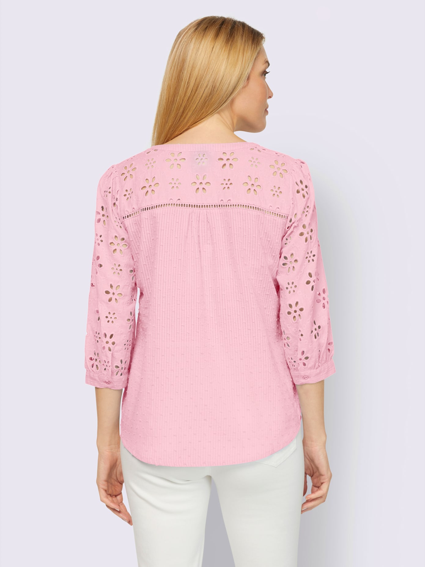 Chemisier look tendance avec ourlet arrondi
