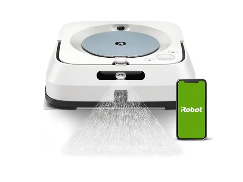 iRobot Braava jet m6 Robotgulvvasker - Hvid og Blå