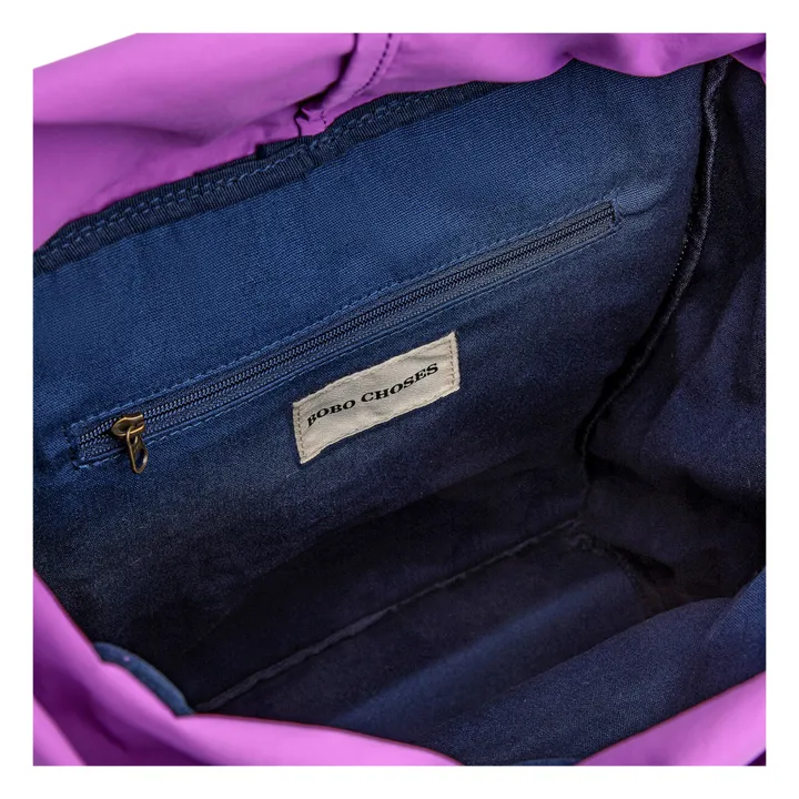 Bobo Choses Sac à Dos Coton Bio Color Block | Bleu