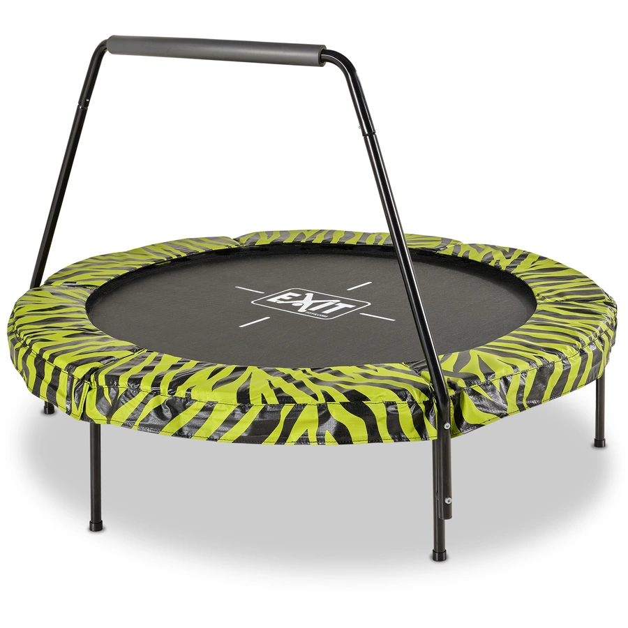 EXIT Tiggy junior Trampolin mit Griffstange ø140 cm, schwarzgrün