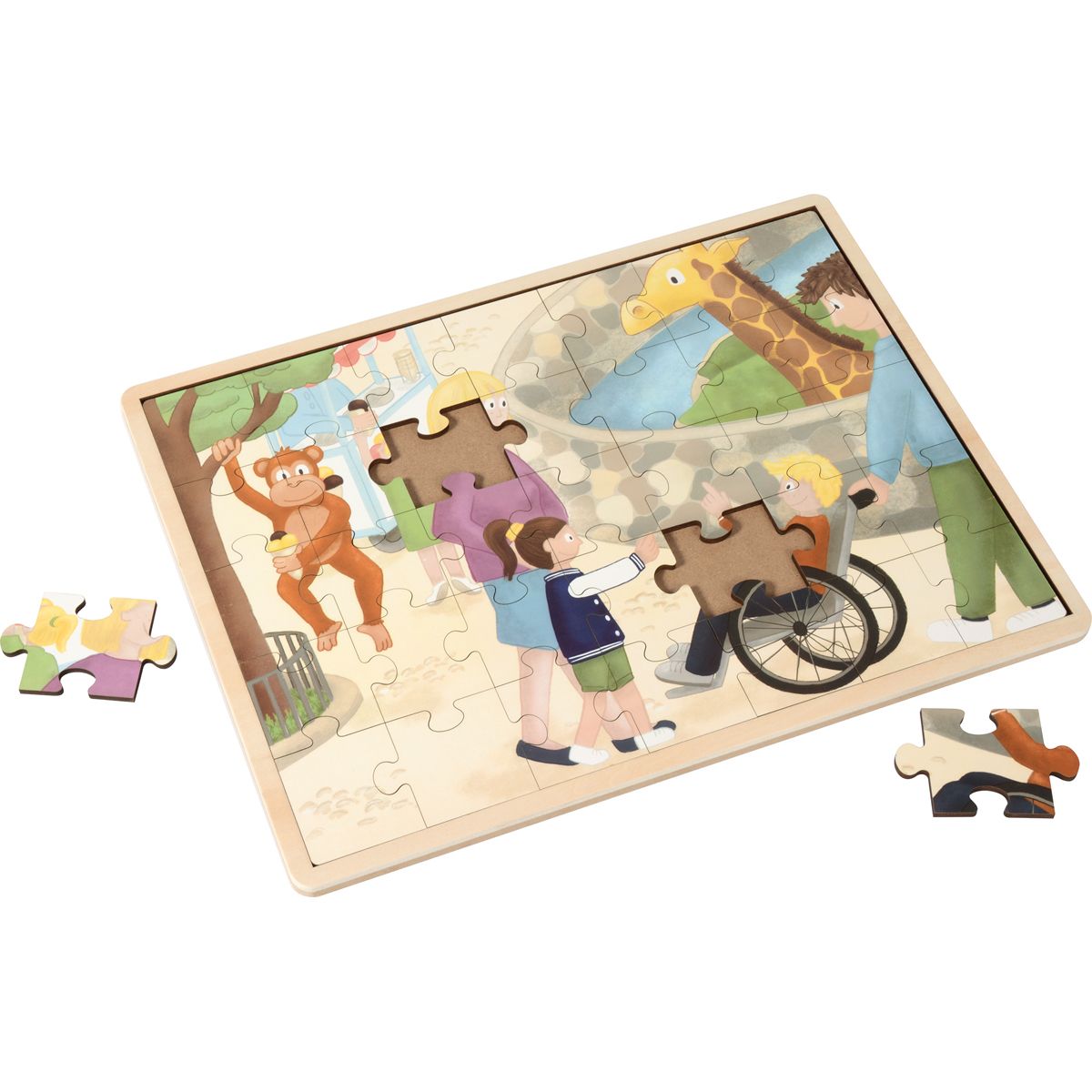 EDUPLAY Puzzle Zoo Handicap
