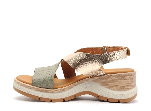 Paula urban nu pieds talons femme 27671 kaki