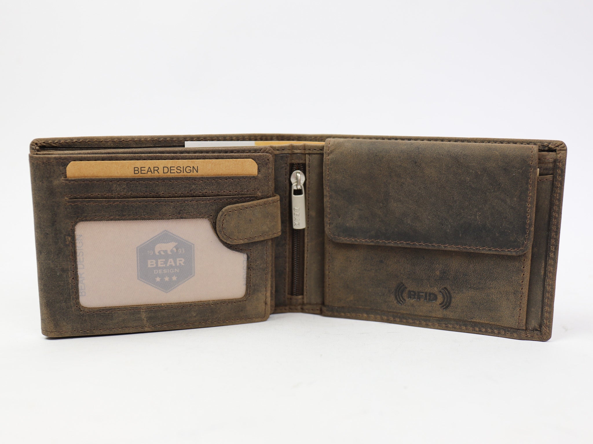Billfold 'Tijn' bruin Bruin