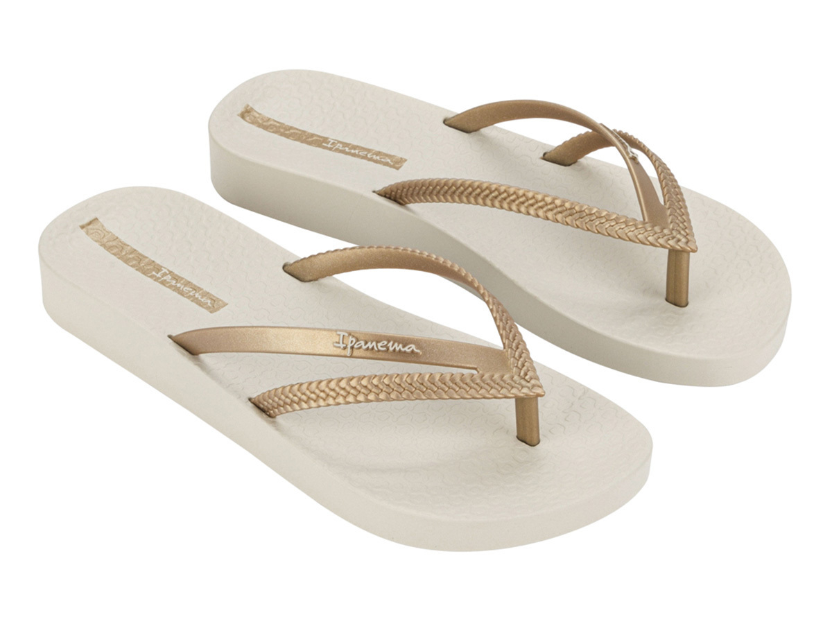 Ipanema Anatomic Bossa Soft dames slippers - Beige/Gold