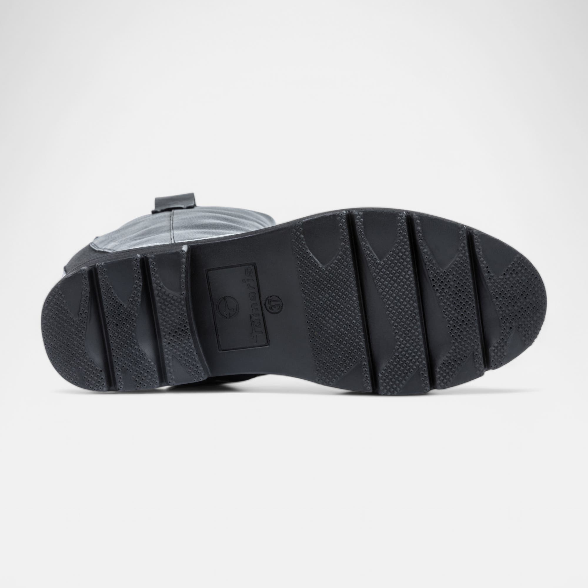 Bottes Femme en cuir noir
