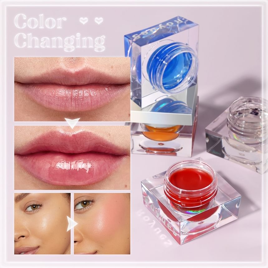RoyueS - Shining Magic Lips & Blush Glassy Multi Balm - 4 kleuren