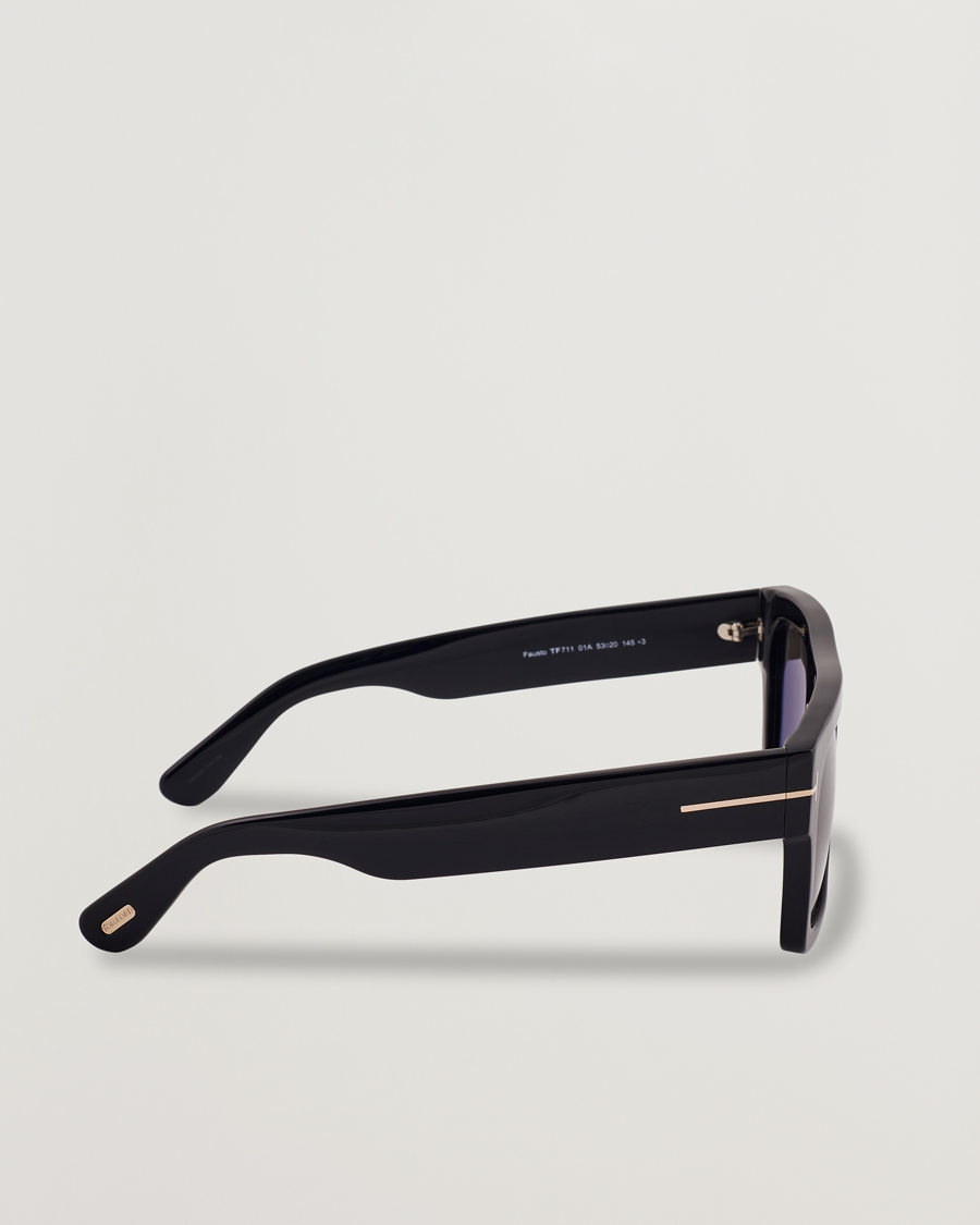 Tom Ford Fausto FT0711 Sunglasses Black/Smoke