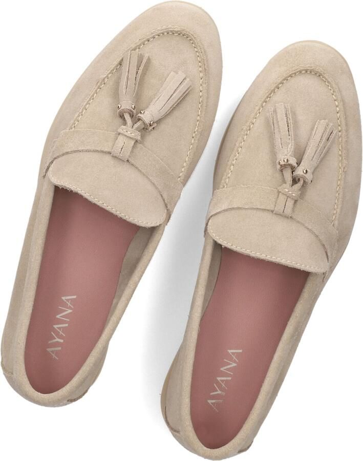 AYANA Instappers Dames Zalama-32 Maat: 43 Materiaal: Suède Kleur: Beige
