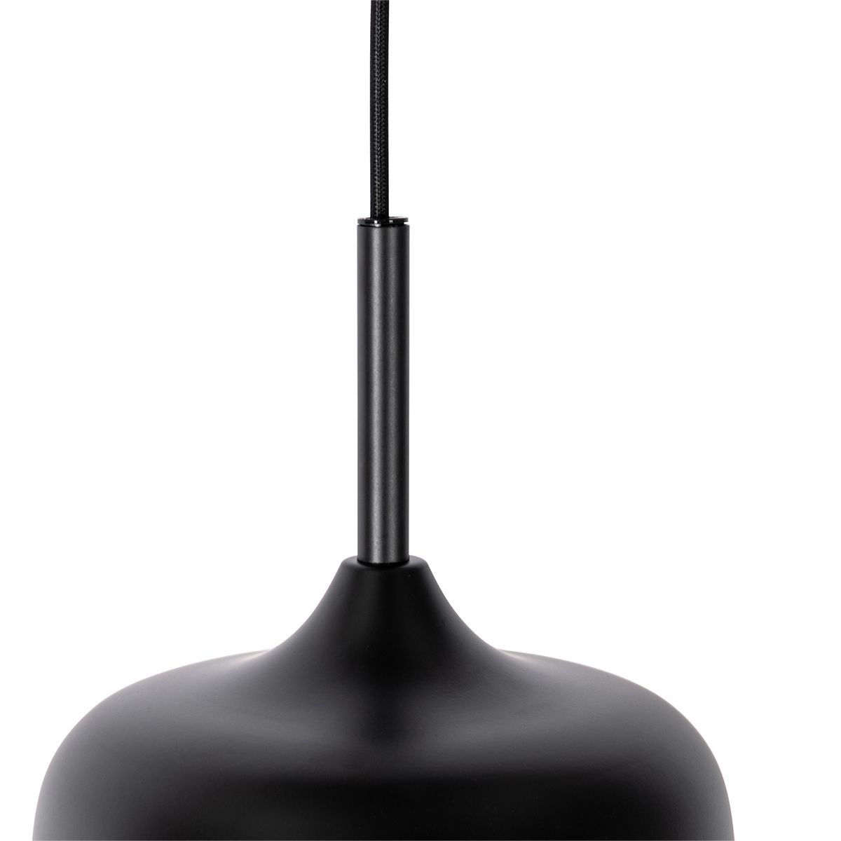 Hanglamp zwart met goud en smoke glas 3-lichts rond - Kyan