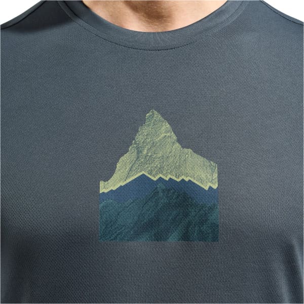 T-shirt randonnée ODLO F-DRY MOUNTAIN CREW NECK S/S DARK SLATE