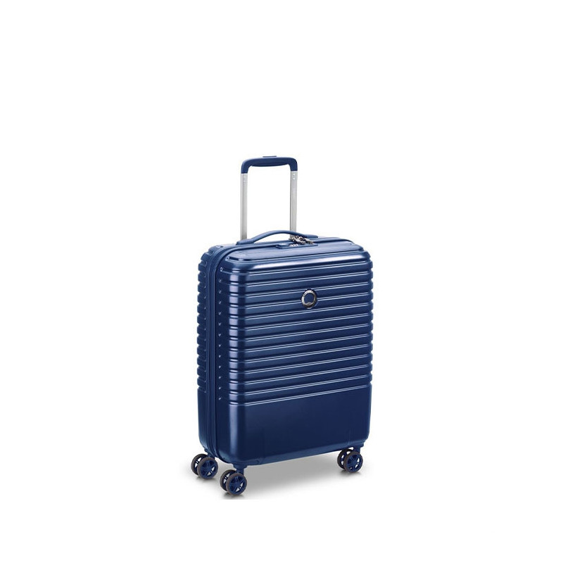 Valise cabine rigide Caumartin Plus Slim 55 cm Bleu Acier