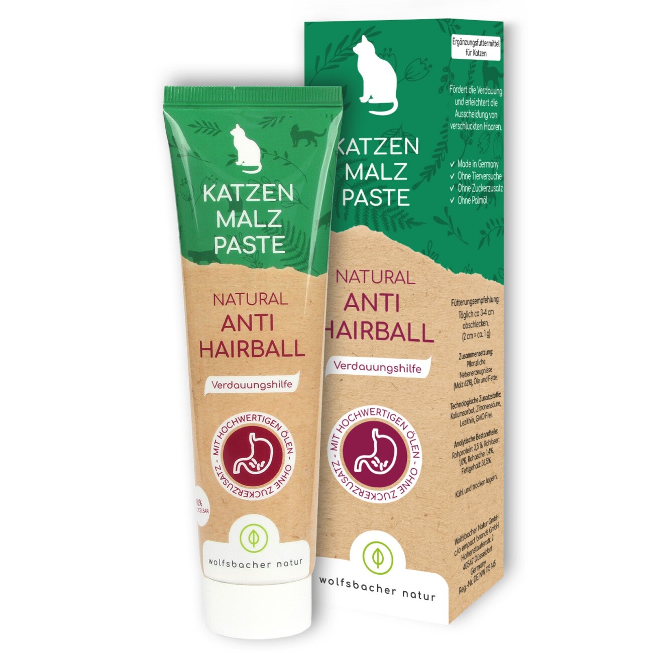 Wolfsbacher Natur Anti-Haarball Paste