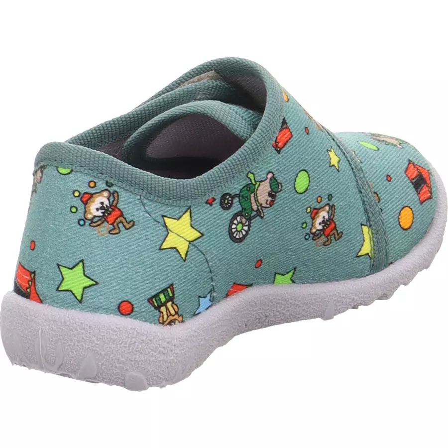 superfit Hausschuh Spotty grün (mittel)