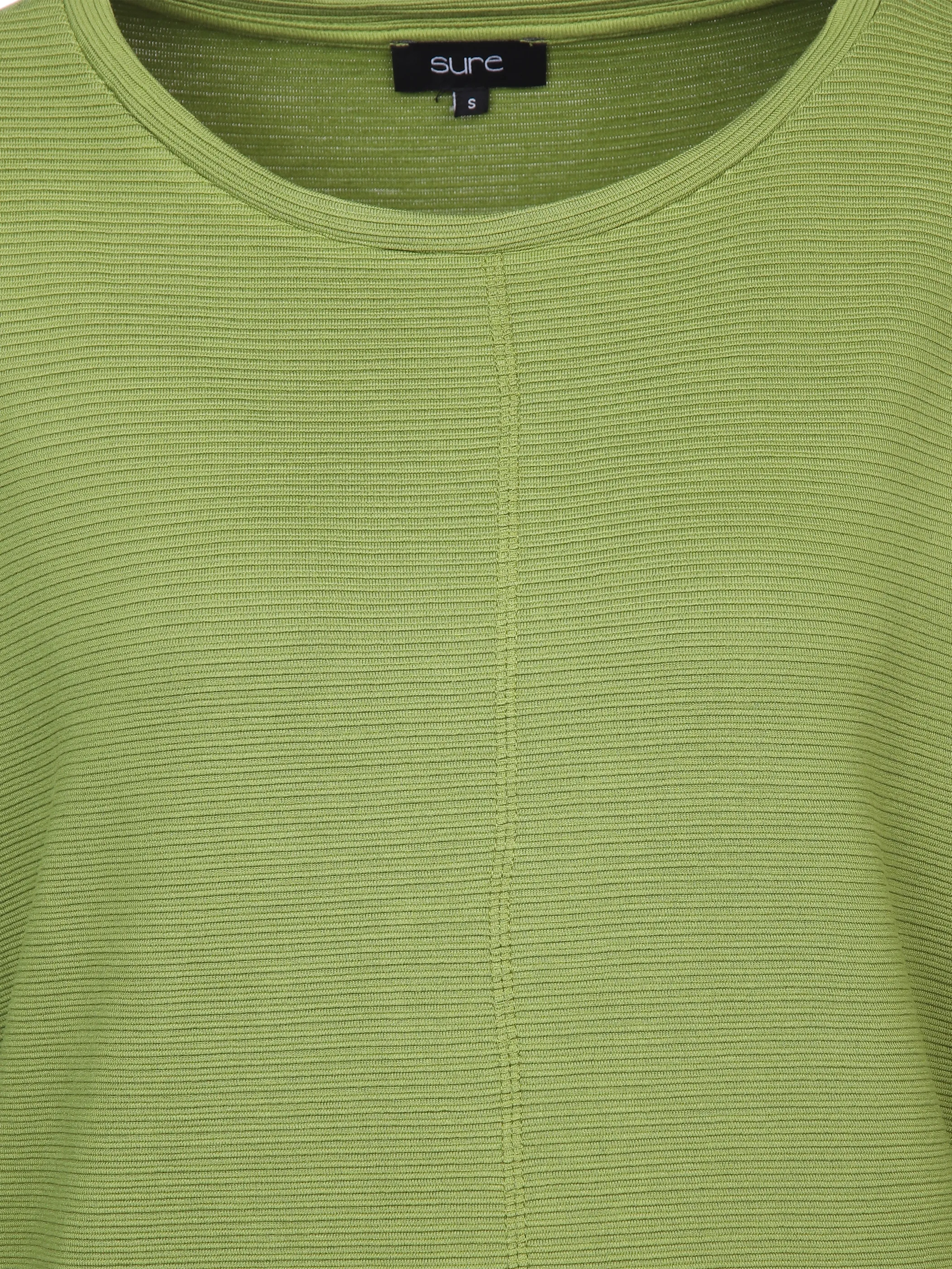 Damen Ottoman Shirt in Ripp-Optik
