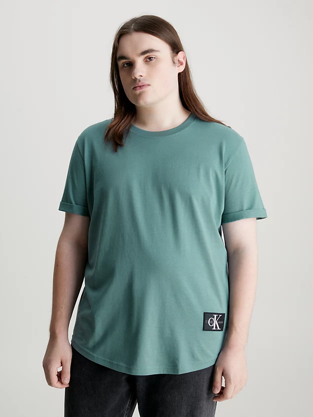 Camiseta de algodão com brasão