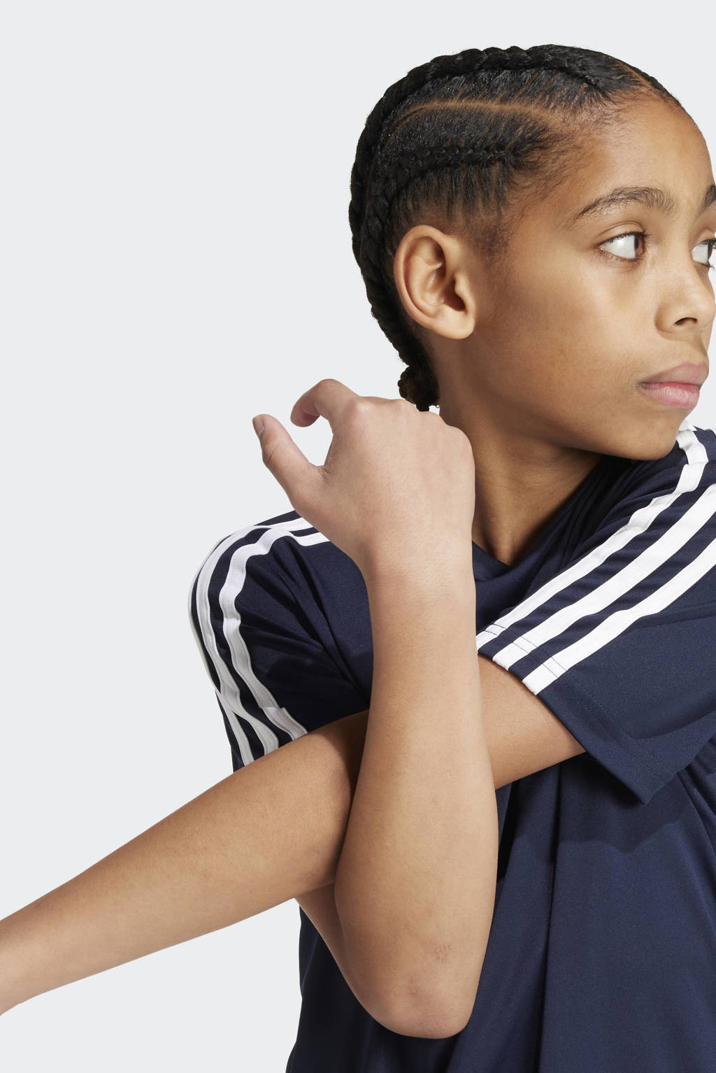adidas sportshirtdonkerblauw/wit