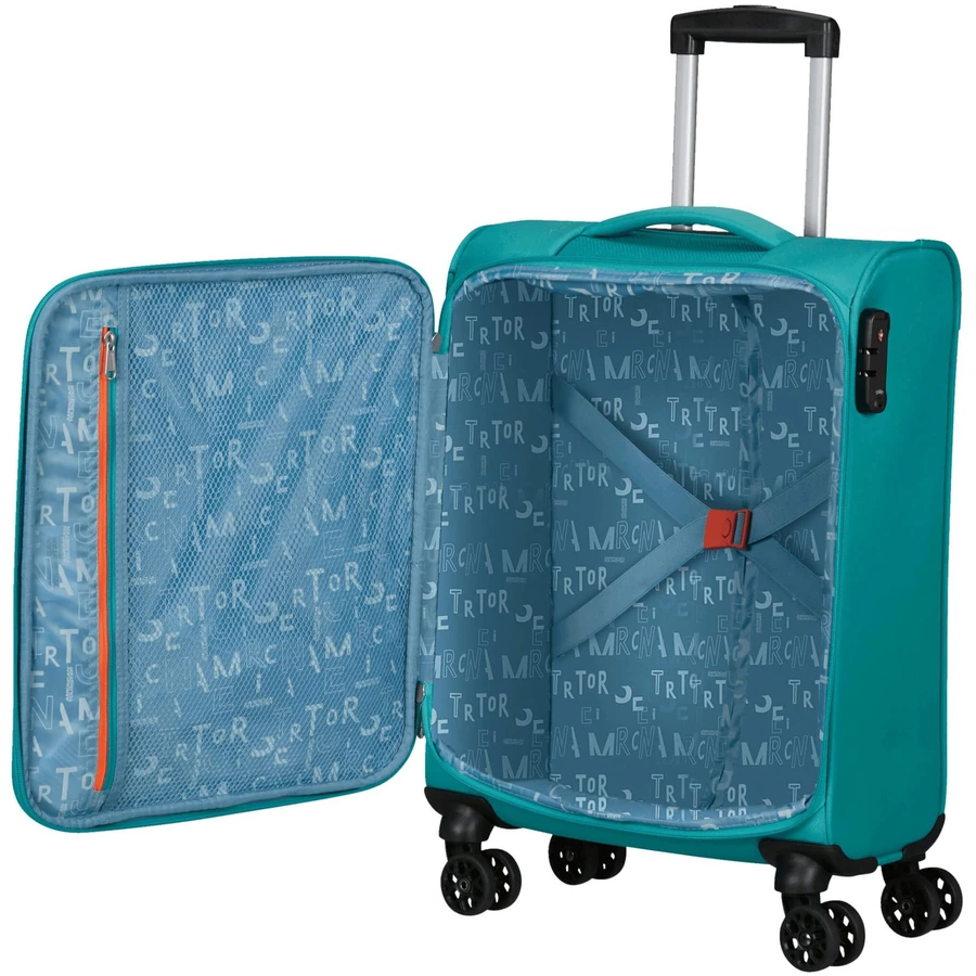 American Tourister Sea Seeker - 4-Rollen-Kabinentrolley S 55 cm aqua green
