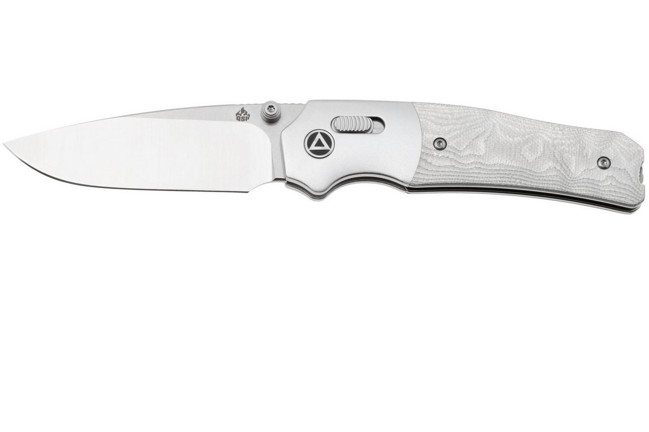 QSP Knife Vault QS157-E1 Two-Tone 14C28N, Aluminium Foil G10, zakmes, Jacob Lundquist design