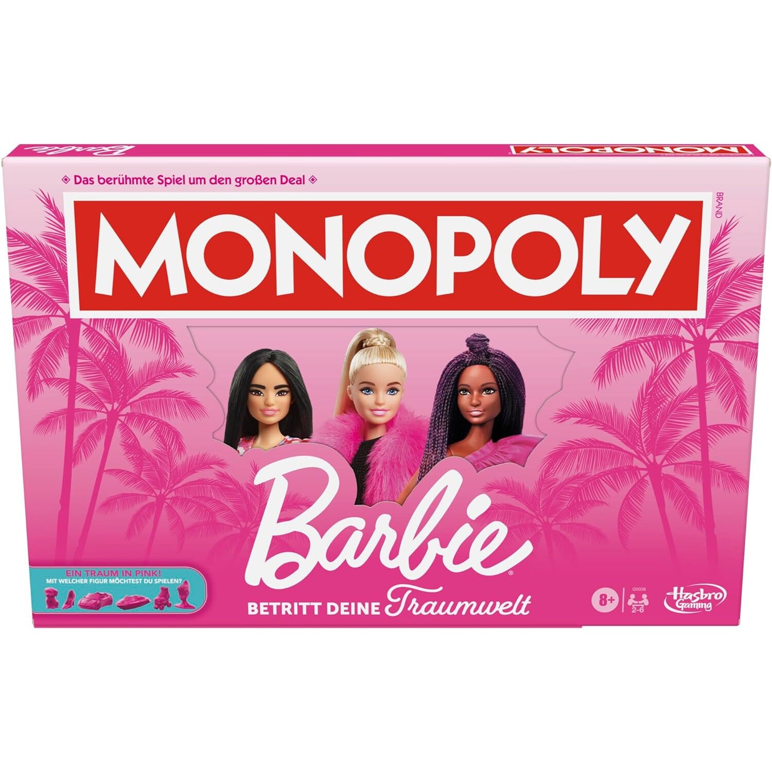 Monopoly - Barbie Brettspiel + Top Trumps Barbie Kartenspiel
