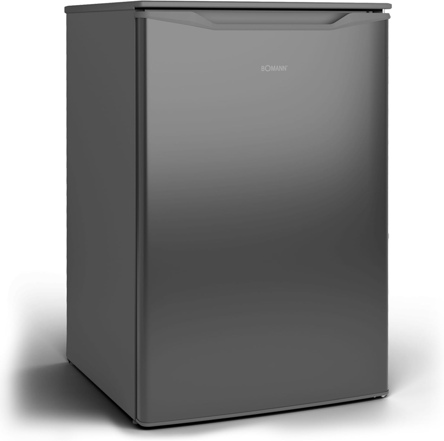 Bomann® Gefrierschrank | 87 L | energieeffizient, leise & klein | ≤ -18 °C, stufenlos regelbar | 3 Schubladen & Eiswürfelschale | 4-Sterne-Gefrierfach, Türanschlag wechselbar | GS 7253 inox