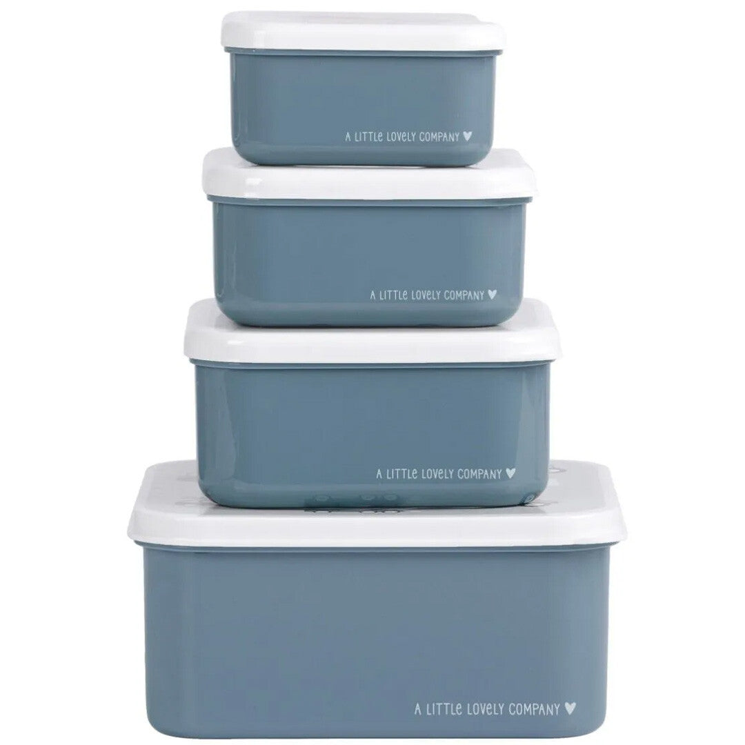 A little lovely company lunchbox set - voertuigen