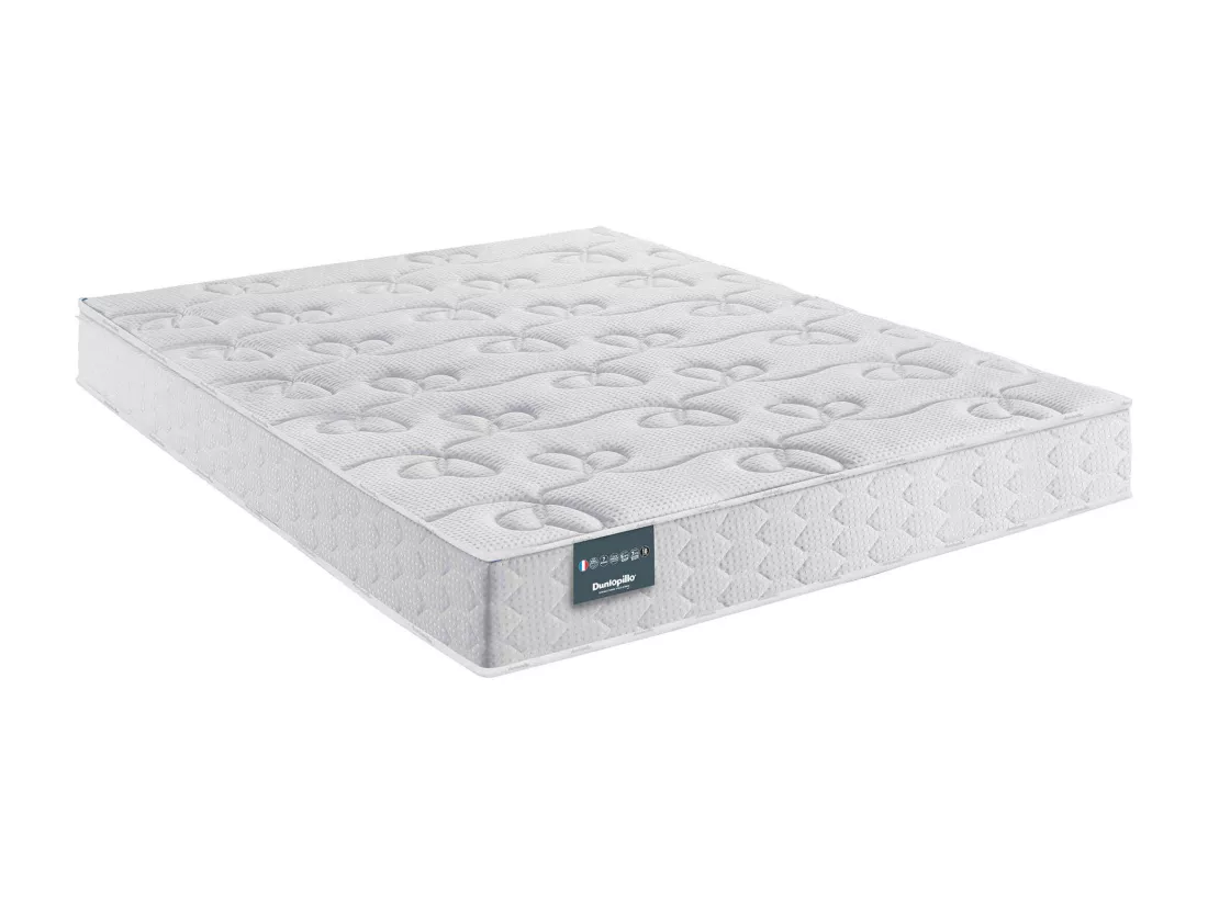 Matelas Dunlopillo 100% latex 7 zones 18cm LAVANDE 120x190