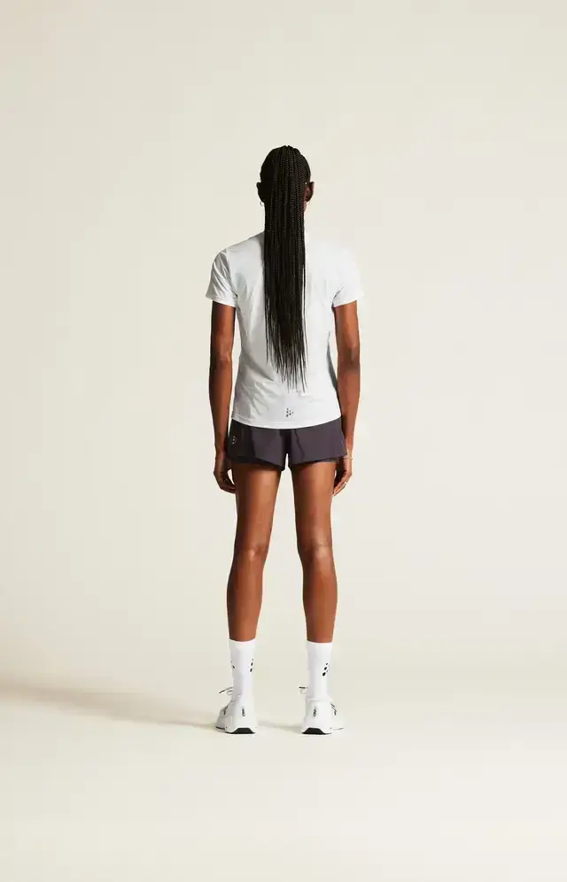 Craft ADV Essence 3 Hardloopshirt Korte Mouwen Wit Dames