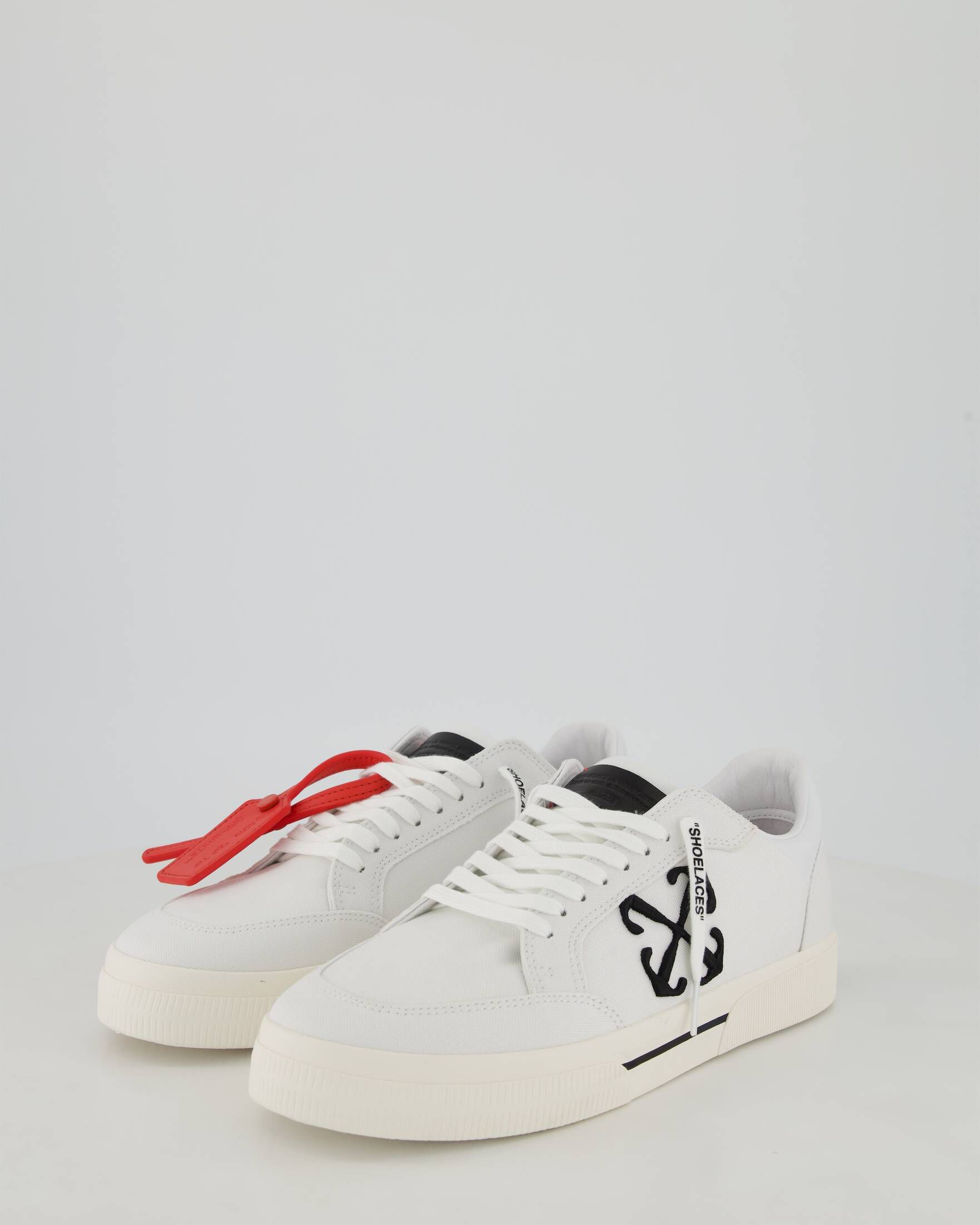 Off-White| Herren Sneaker NEW LOW VULCANIZED CANVAS mit Leder