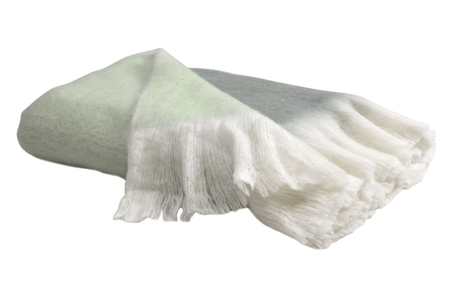 casaNOVA Fransendecke NOEL 130 x 170 cm salbei