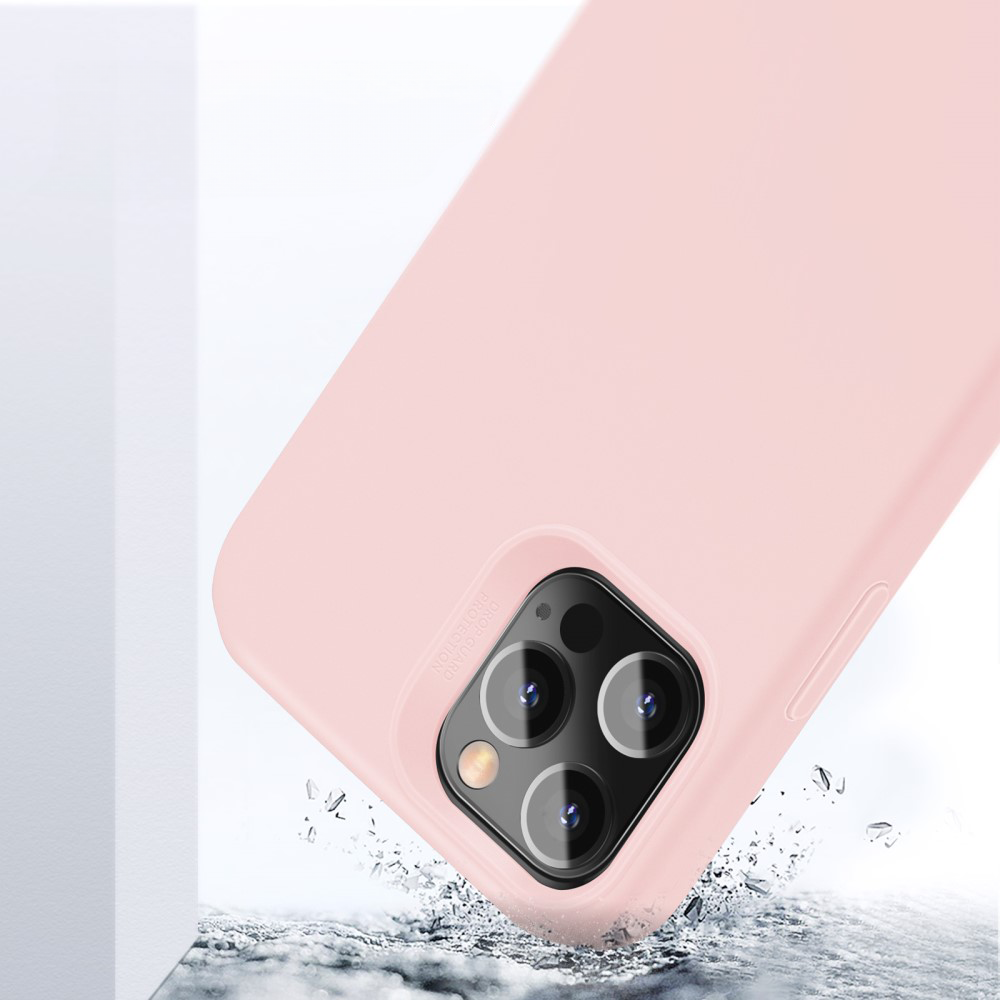 iPhone 12 / 12 Pro Cloud Series Silikon Case Hülle - Rosa