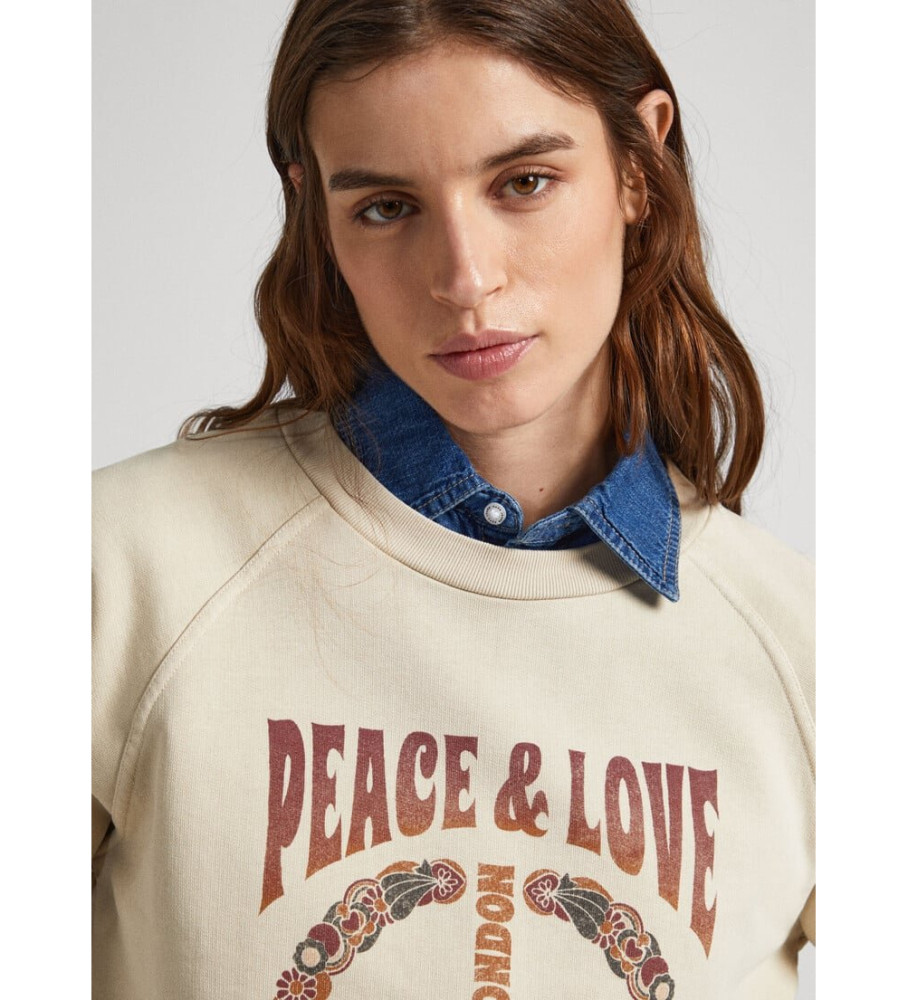 Moletom bege Cameron da Pepe Jeans