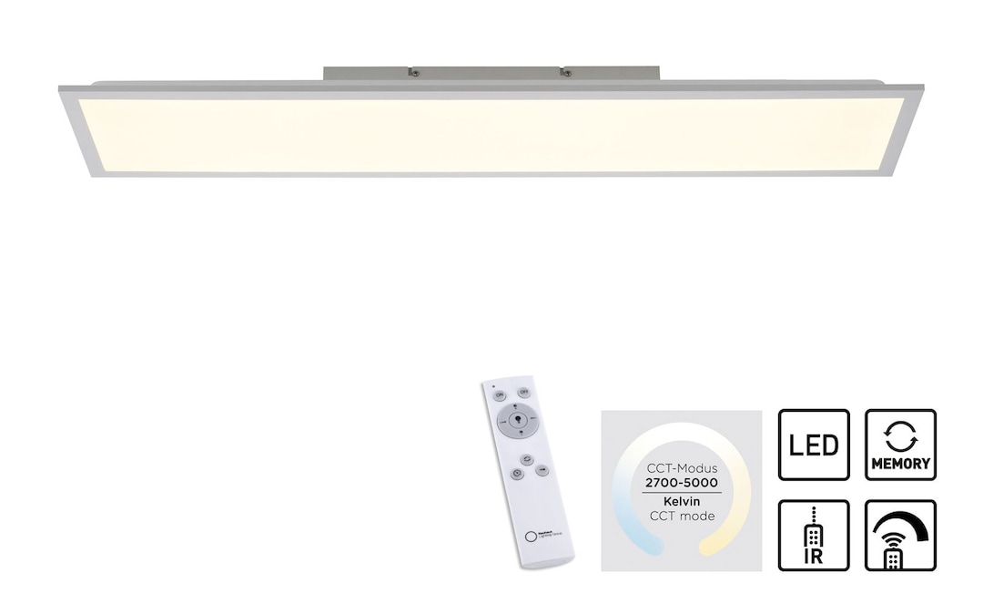 LED-Deckenleuchte Flat 100x25 weiß