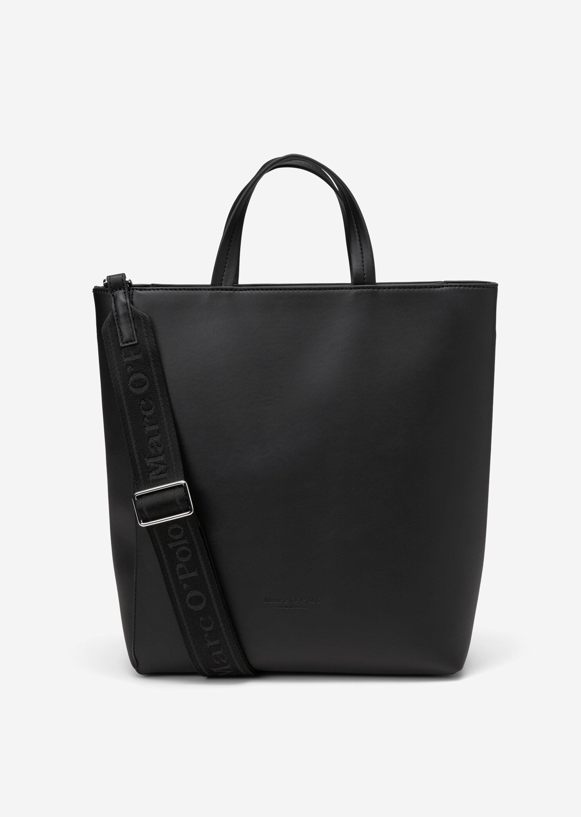 Shopper medium aus einer Lederalternative aus recyceltem Polyester