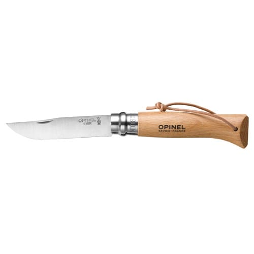 Couteau baroudeur n°8 inox avec lien cui