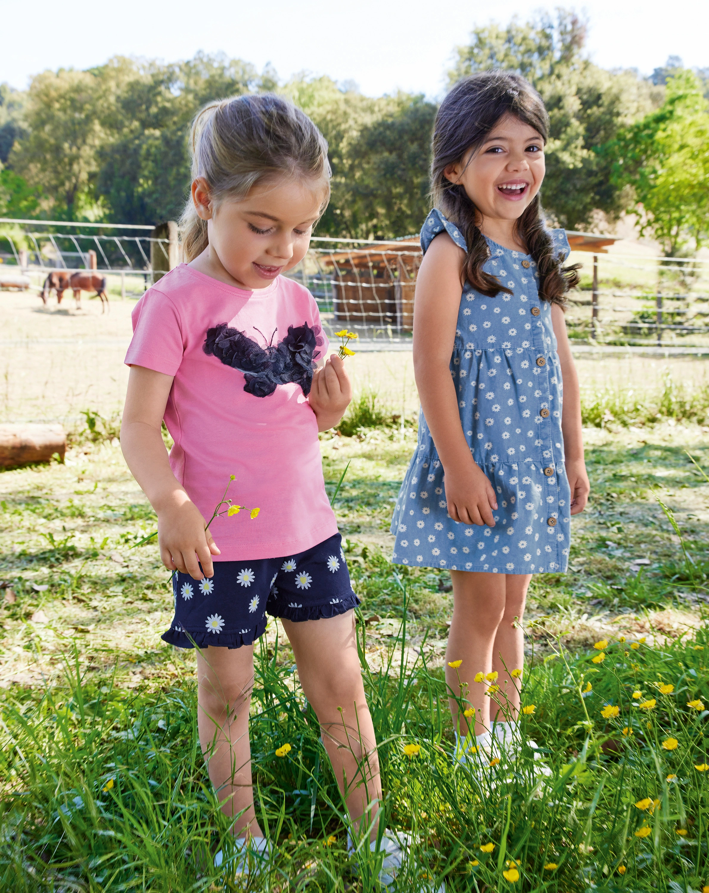 Kleid MARGUERITE ärmellos in jeansblau