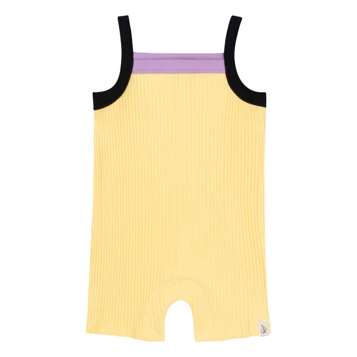 Bonnie & The Gang Combishort Kit Coton Bio | Jaune