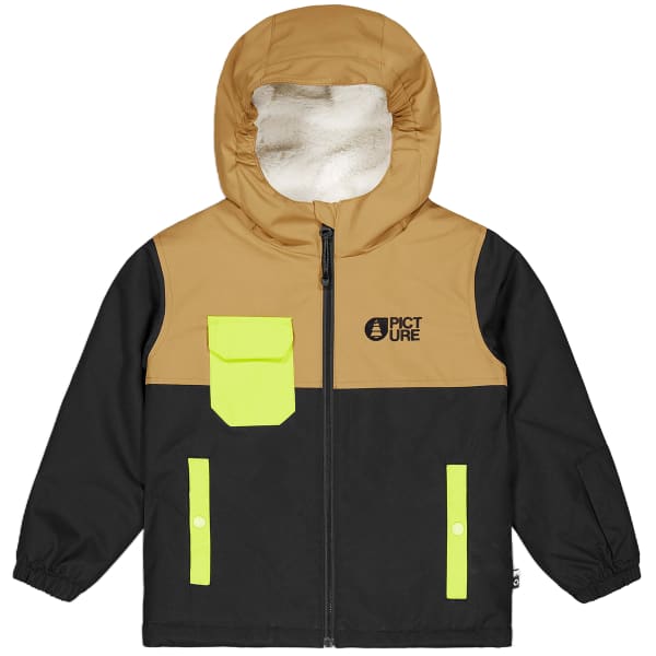 Veste de ski PICTURE SNOWY TODDLER JKT BROWN SUGAR BLACK ACID