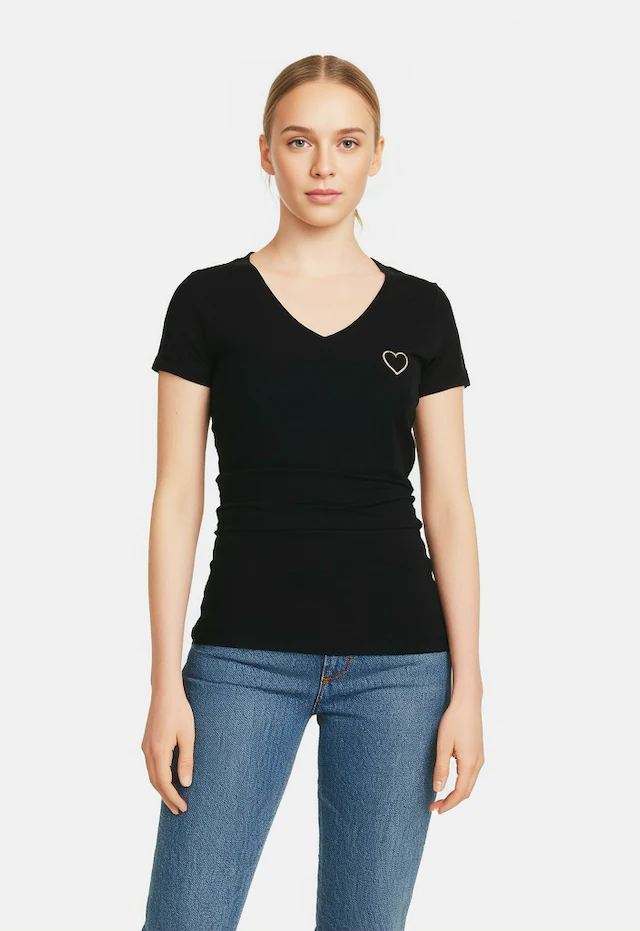 pieces V-Shirt »PCNEW BILLY TEE EMB NOOS BC«