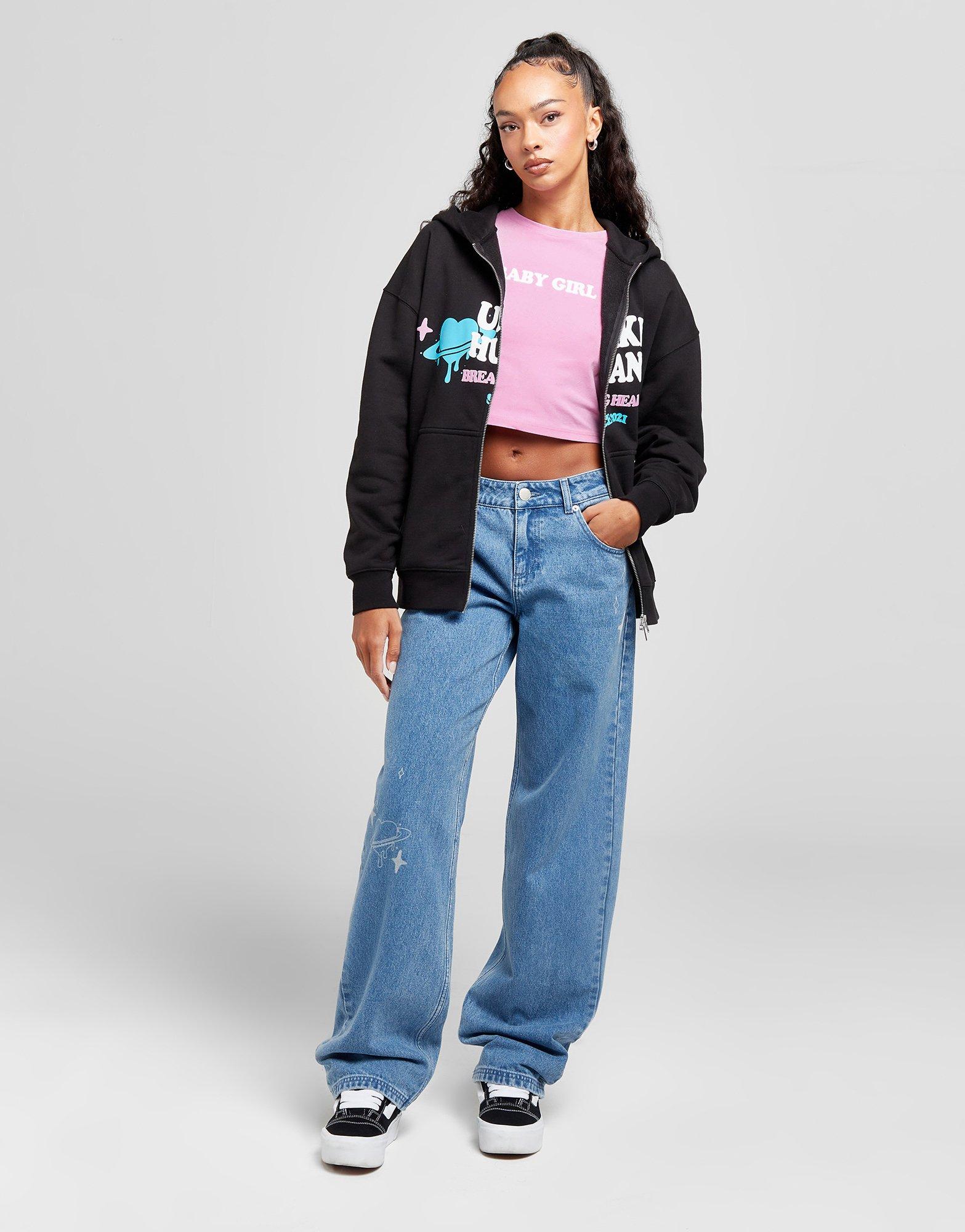 Unlike Humans Jean Drip Femme
