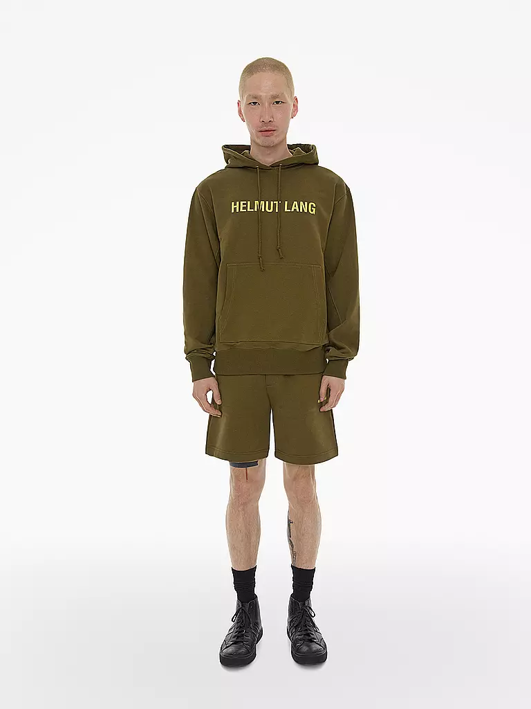 HELMUT LANG Kapuzensweater - Hoodie olive