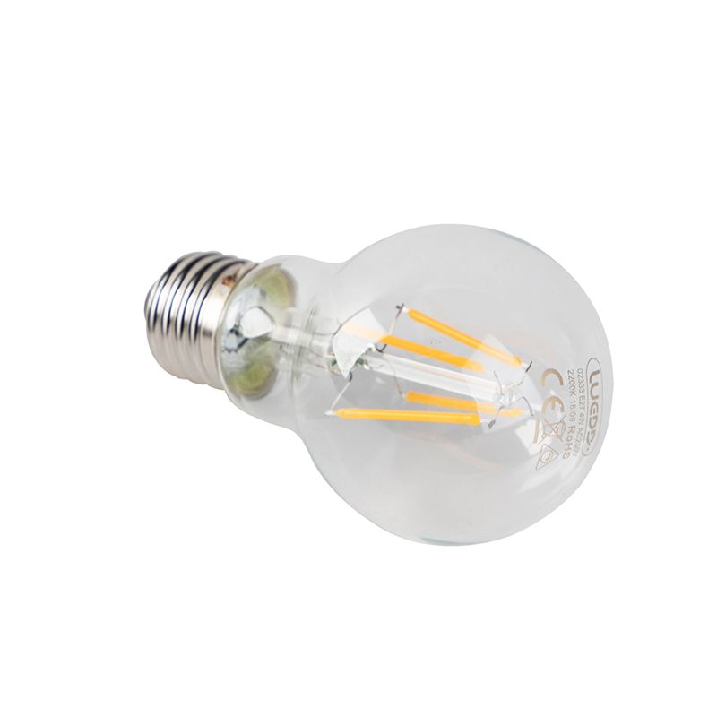 E27 dimbare LED lamp A60 helder 4W 320 lm 2200K