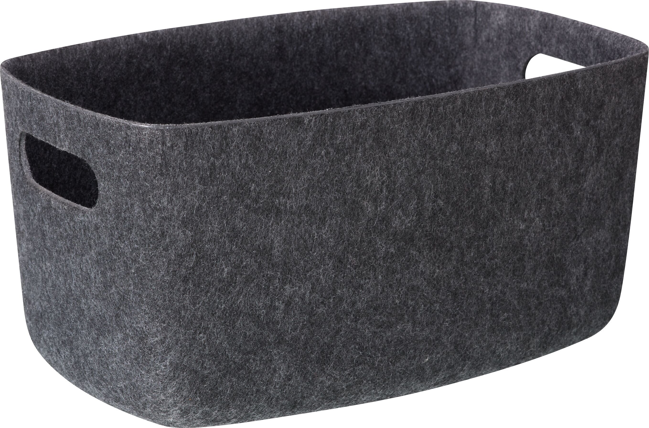 RON Aufbewahrungsbox - Grau / B: 23.0 cm x T: 36.0 cm x H: 18.0 cm