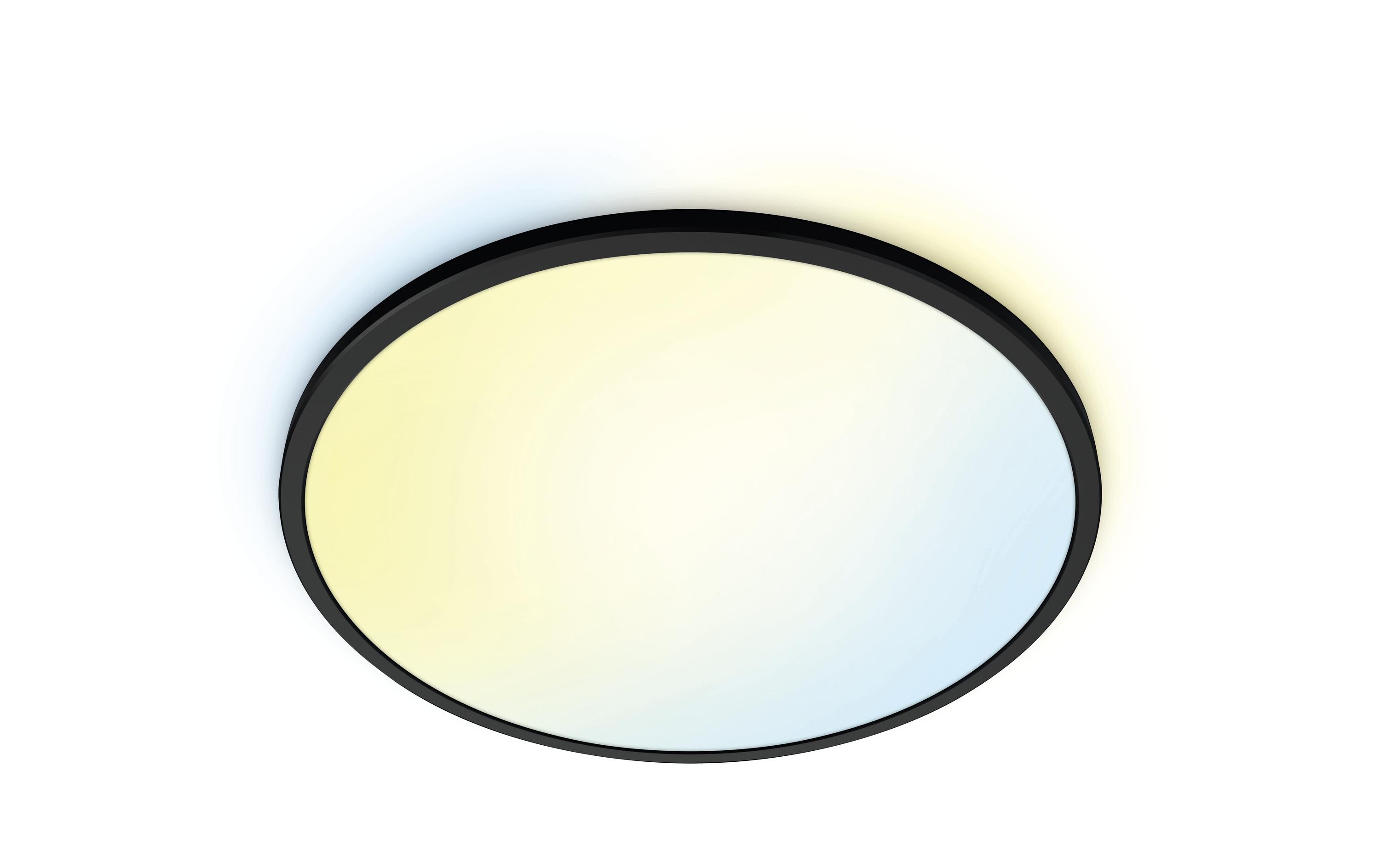 Deckenleuchte SuperSlim, 32 W, 2700 - 6500 K, Schwarz<br>LED Deckenleuchte