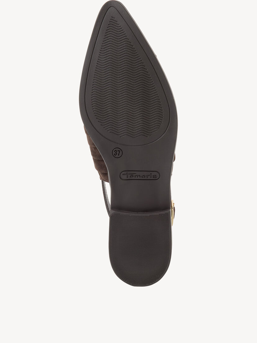 Leren Slingpumps - bruin