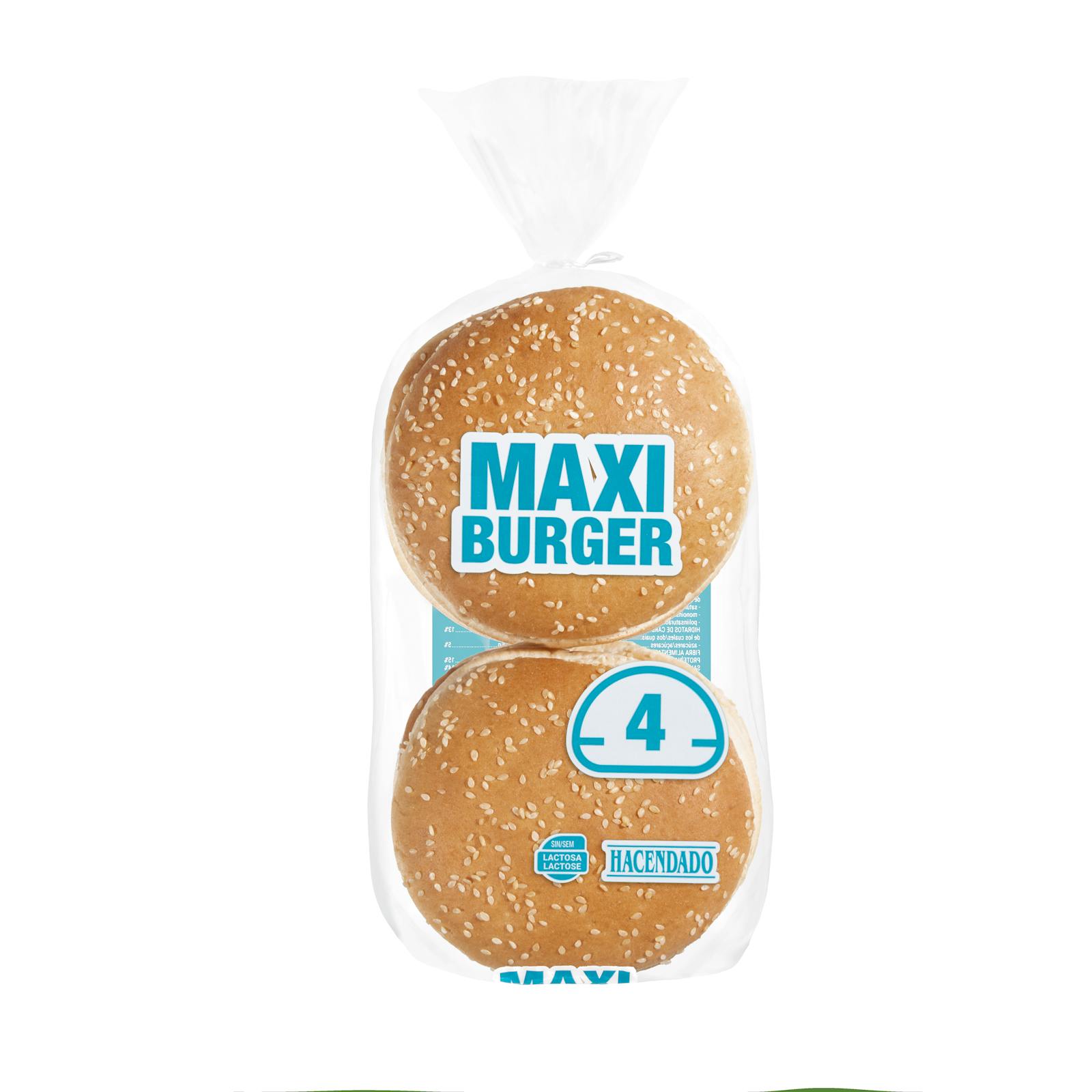 Pain à hamburger maxi Hacendado