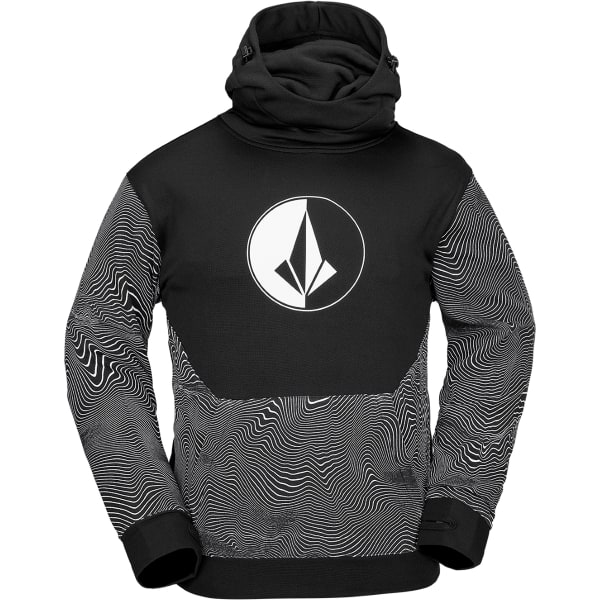 Veste polaire snowboard VOLCOM HYDRO RIDING HOODIE BLACK PRINT