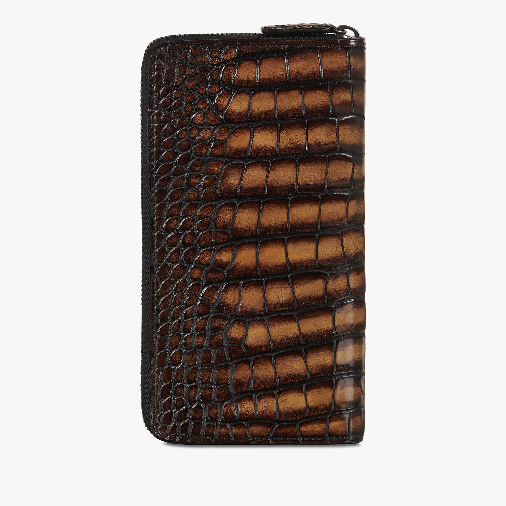 Portefeuille Zippe Itauba En Cuir D'Alligator
