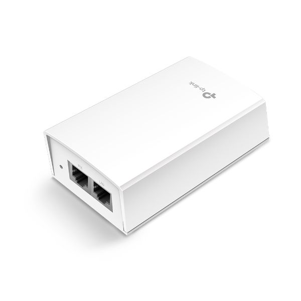 Tp-link 48V Passive Poe Adapter, Gigabit Port, Data And Power Carried Over the Same Cable Up To 100 Meters, Including Wall-mounting Brackets, Plastic Case, Pocket Size - 514288